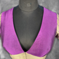 Lavender Love Lavender Coloured Silk & Chanderi Ready to Wear Blouse - kapda Tailor | Swadesiicart