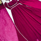 Lorenvalley Fashion Pink Georgette Anarkali Gown Dupatta Set With Pant Ready to Wear - Pink | Swadesiicart