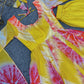 Lorenvalley Fashion Women Pure Soft Organza Silk Print With Kali Pattern Fully Flair Anarkali With Pant Dupatta Set - Yellow | Swadesiicart