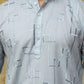 Bluesaanchi Men's Cotton Zari Embroidered Kurta Set - Sky Blue | Swadesiicart