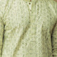 Bluesaanchi Men's Chikankari Embroidered Kurta Set - Lemon Yellow | Swadesiicart