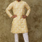Bluesaanchi Men's Mango Khidki Butta Embroidered Kurta Set | Swadesiicart