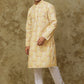 Bluesaanchi Men's Mango Khidki Butta Embroidered Kurta Set | Swadesiicart