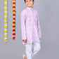 Bluesaanchi Light Purple Printed Kurta Set – Elegant & Classic for Your Little One | Swadesiicart