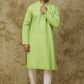 Bluesaanchi Men's Checkered Cotton Kurta Set | Swadesiicart