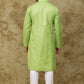 Bluesaanchi Men's Checkered Cotton Kurta Set | Swadesiicart