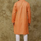 Bluesaanchi Men's Checkered Cotton Kurta Set | Swadesiicart