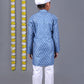 Bluesaanchi Sky Blue Printed Kurta Set – Elegant & Classic for Your Little One | Swadesiicart