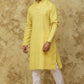 Bluesaanchi Men's Checkered Cotton Kurta Set | Swadesiicart