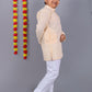 Bluesaanchi Light Peach Chikankari Embroidery Kurta Set – Elegant & Classic for Your Little One | Swadesiicart