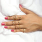 Silver-Plated Alloy Stylish Contemporary Stackable Ring - The Pari | Swadesiicart