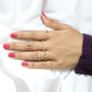 Gold-Polished Alloy Stylish Contemporary Stackable Ring - The Pari | Swadesiicart