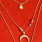 Gold-Polished Alloy Layered Designer Short Necklace - The Pari | Swadesiicart