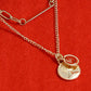 Gold-Polished Alloy Layered Designer Short Necklace - The Pari | Swadesiicart