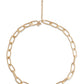 Gold-Polished Alloy Heart Shape Statement Necklace - The Pari | Swadesiicart