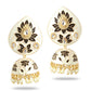 Silver-Plated Alloy Diva Look Stylish Contemporary Earrings - The Pari - The Pari - Dinesh Associates