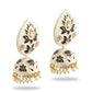 Silver-Plated Alloy Diva Look Stylish Contemporary Earrings - The Pari - Swadesiicart