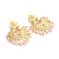 Silver-Plated Alloy Silver Round Earrings - The Pari - Swadesiicart