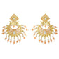 Silver-Plated Alloy Silver Round Earrings - The Pari - The Pari - Dinesh Associates