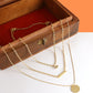 Gold-Polished Alloy Stone Plate & Coin Charm Necklace - The Pari | Swadesiicart