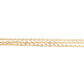 Gold-Polished Alloy Tripple Chain Necklace - The Pari | Swadesiicart