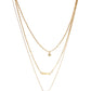 Gold-Polished Alloy Stone Plate & Coin Charm Necklace - The Pari | Swadesiicart