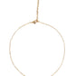 Gold-Polished Alloy Denty Look Heart Necklace - The Pari | Swadesiicart