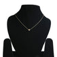 Gold-Polished Alloy Denty Look Heart Necklace - The Pari | Swadesiicart