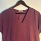 trueBrowns Purple Gauze Dress | Swadesiicart