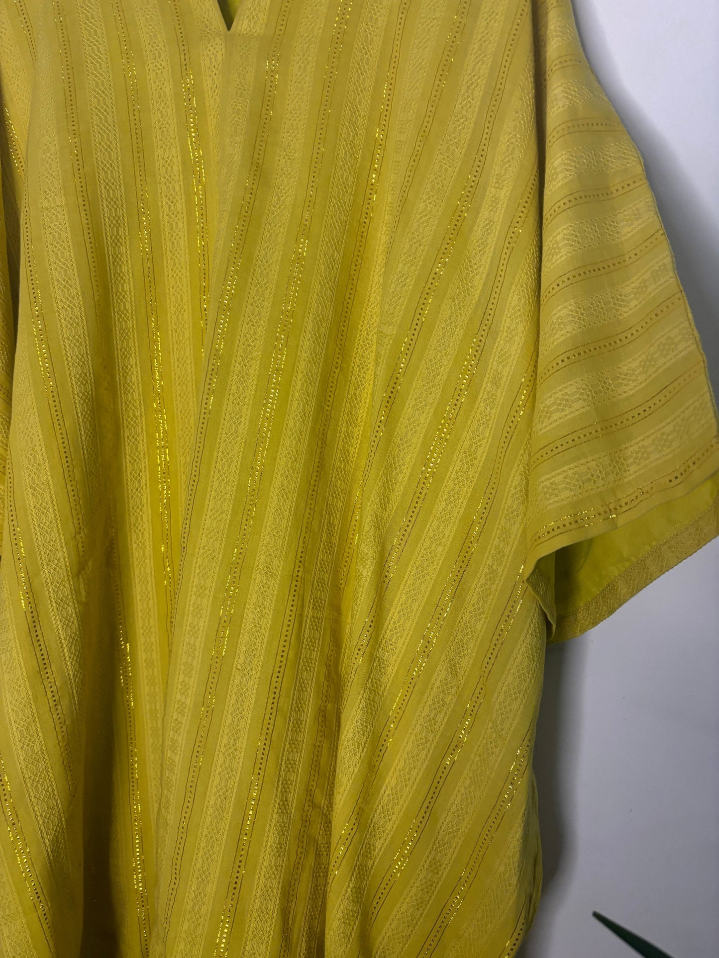 trueBrowns Lime Metallic Top | Swadesiicart