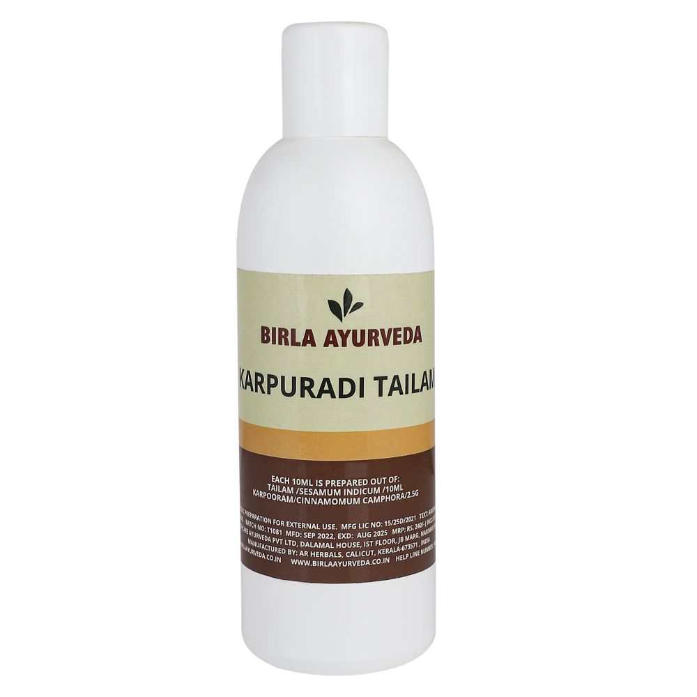 Birla Ayurveda Karppooradi Thailam | Swadesiicart