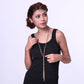 Gold-Toned Alloy Designer Motif Necklace - The Pari | Swadesiicart