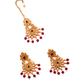 Gold-Polished Alloy Crystal & Alloy Designer Choker Necklace - The Pari | Swadesiicart
