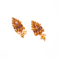 Gold-Polished Alloy Black Beaded Necklace Set - The Pari - Swadesiicart