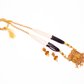 Gold-Polished Alloy Pearl And Beads Mala Pendant Set - The Pari | Swadesiicart