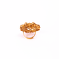 Gold-Polished Alloy Ethnic Designer Cocktail Ring - The Pari | Swadesiicart