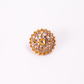 Gold-Polished Alloy Classic Ethnic Cocktail Ring - The Pari | Swadesiicart