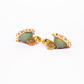 Gold-Polished Alloy Peacock Shape Jhumki Earrings - The Pari - Swadesiicart