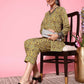 Ahalyaa Women's Traditional Wear Co-ods - Mustard