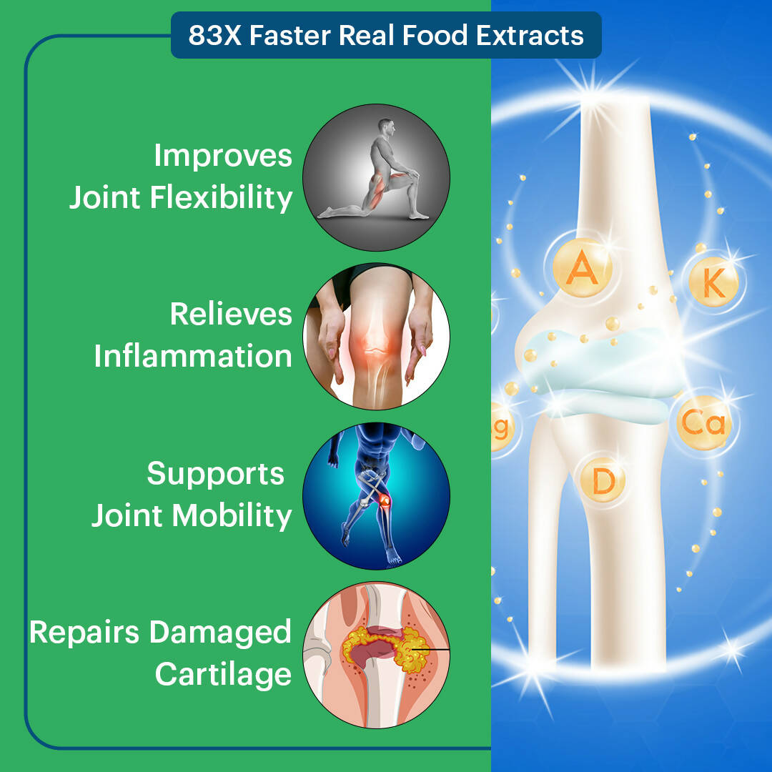 Laurik Wellness Pure Herbs Hadjod Bone & Joint Wellness Tablets | Swadesiicart