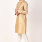 Brown Art Silk Woven Designer Men's Rajwadi Kurta Set - Mahotsav