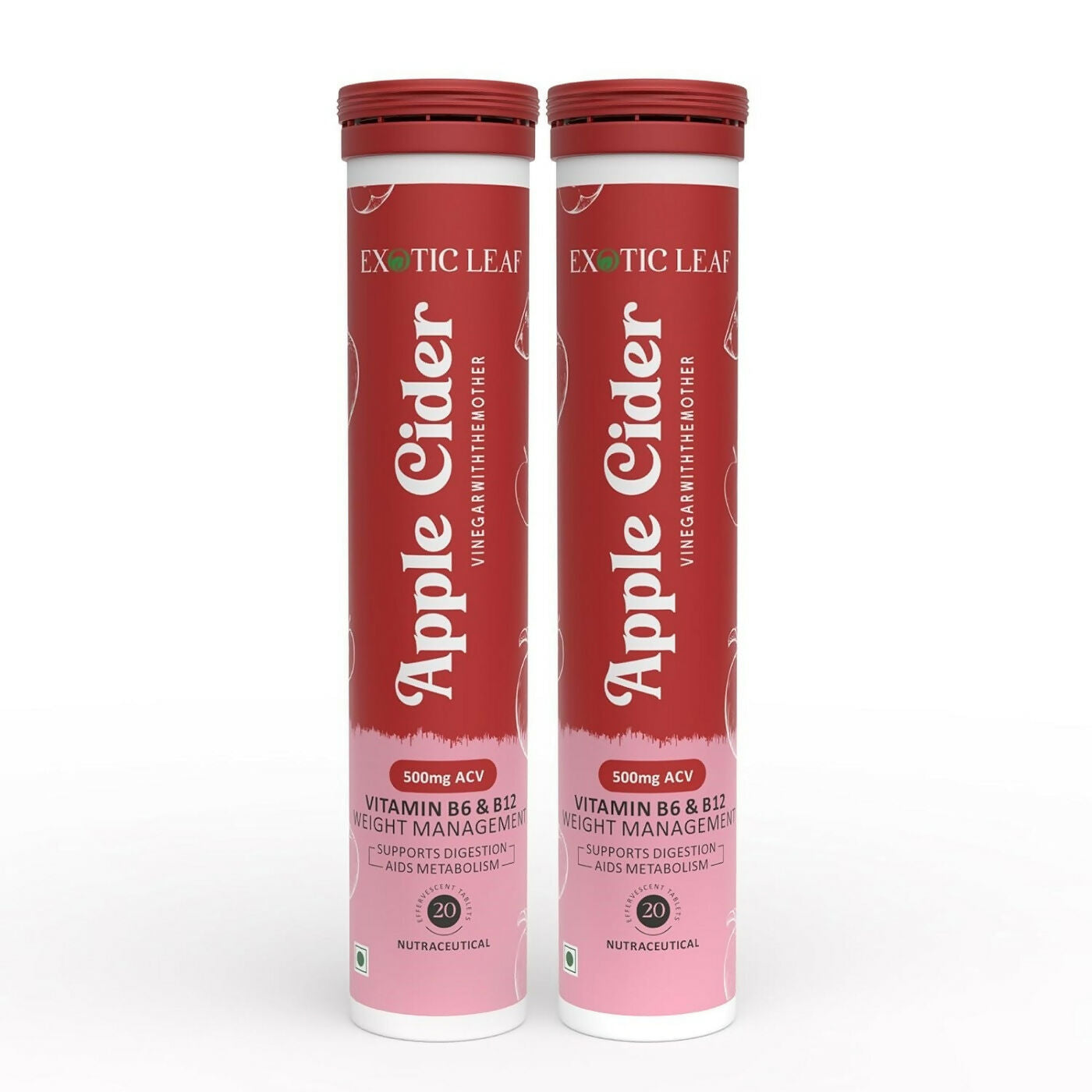 Exotic Leaf Apple Cider Vinegar Tablets - Swadesiicart