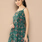 Ahalyaa Womens Kurta Set - Green | Swadesiicart