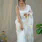 Vamsee Yellow Organza Saree - Swadesiicart