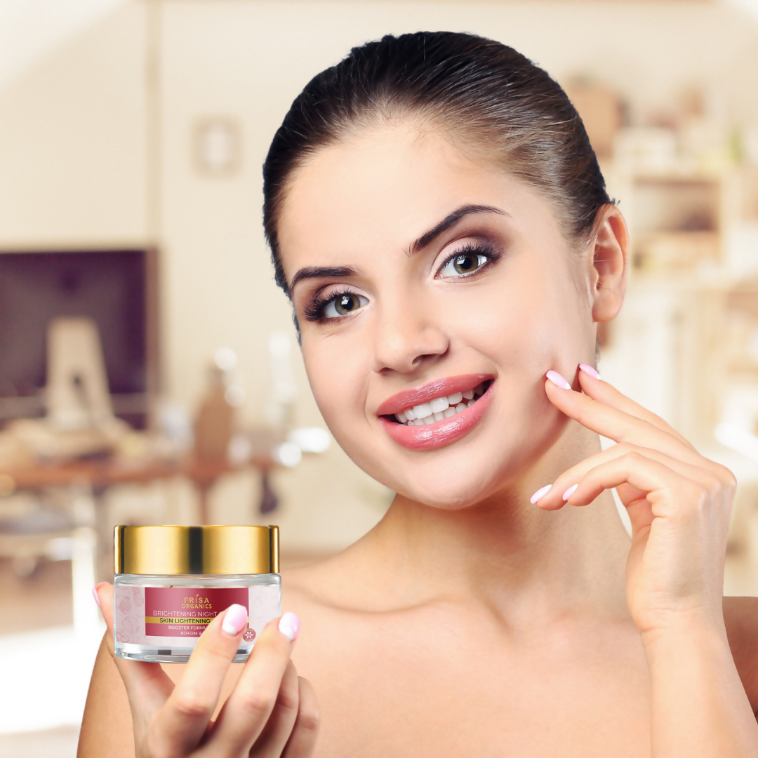 Prisa Organics Brightening Night Cream - Swadesiicart