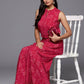 Ahalyaa Women's Traditional Wear Co-ods - Red