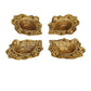 eCraftIndia 4 Pieces Beige Ethnic Design Diyas | Swadesiicart