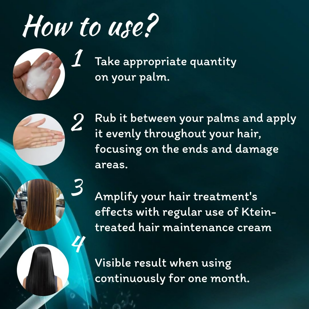 Ktein 100% Plant Based Treated Hair Maintenance Cream Natural - Swadesiicart