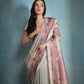Vishnu Weaves Women's Sea-Green Cotton Silk Zari Woven Saree with Blouse - Swadesiicart