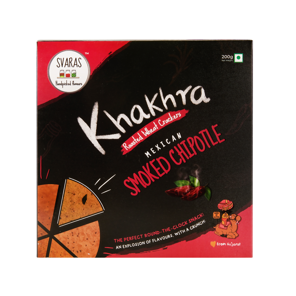 Svaras Mexican Smoked Chipotle Khakhra - Swadesiicart